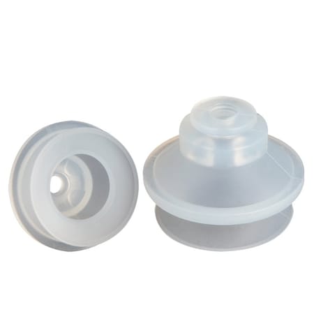 Fipa Bellows vacuum cup diam. 30 mm, Silicone transparent 23.030.037.2